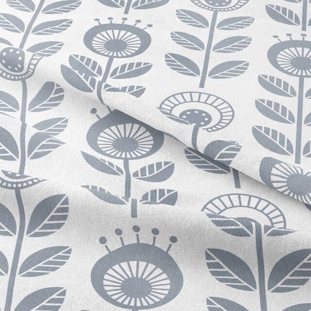 Scandi Dandelion Floral Cotton Tablecloth , Round Oval Rectangle Table Cloth , Handmade UK