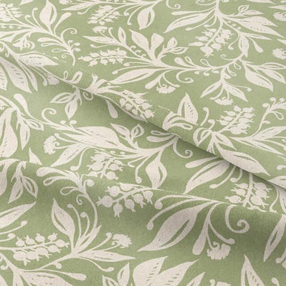 Berry Clusters Leaves Floral Sage Green Cushion Cover , Throw Pillow , Scatter Cushions , Cushion Cover UK