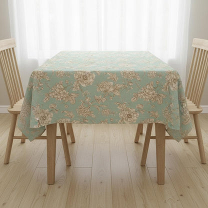 Rose Floral Blossom Tablecloth, Handmade UK