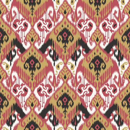 Ikat Geometric Salsa Cushion Cover