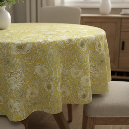 William Morris Ophelia Floral Tablecloth, Handmade UK