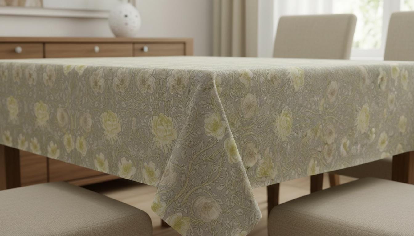 William Morris Ophelia Floral Tablecloth