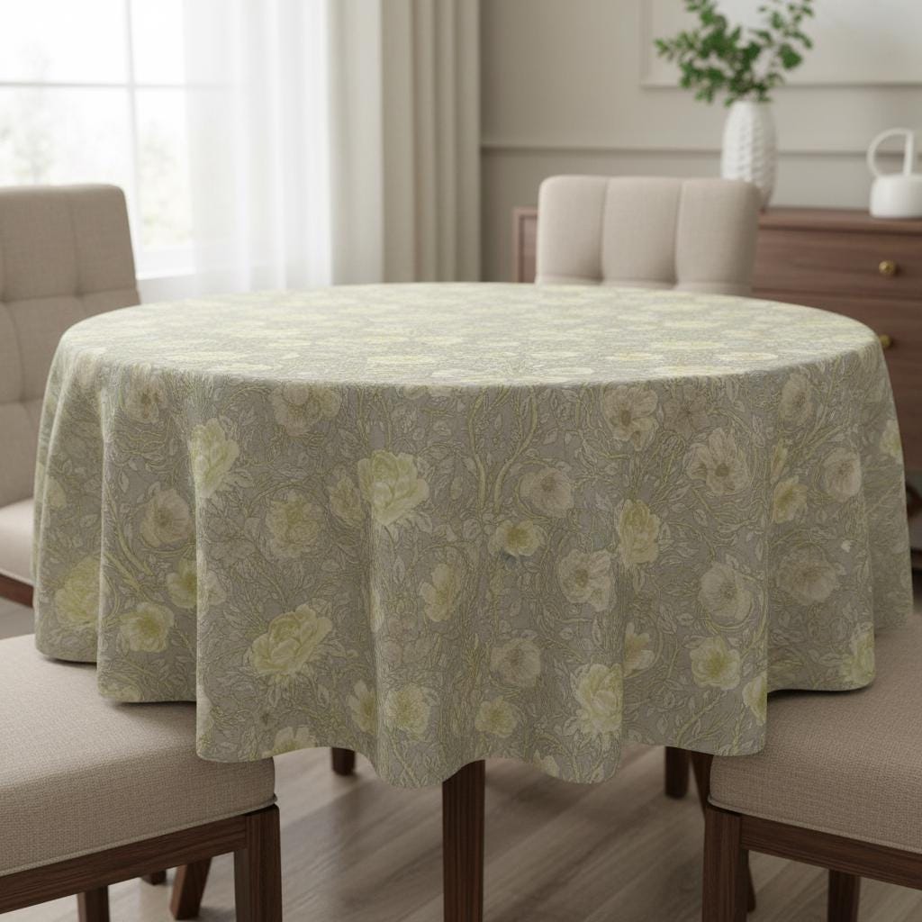 William Morris Ophelia Floral Tablecloth