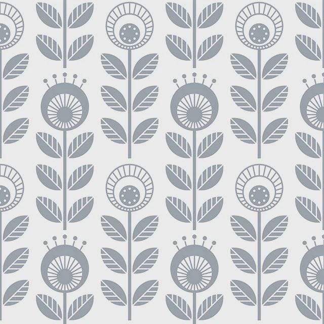 Scandi Dandelion Floral Cotton Tablecloth , Round Oval Rectangle Table Cloth , Handmade UK