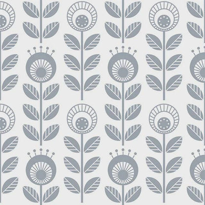 Scandi Dandelion Floral Cotton Tablecloth , Round Oval Rectangle Table Cloth , Handmade UK