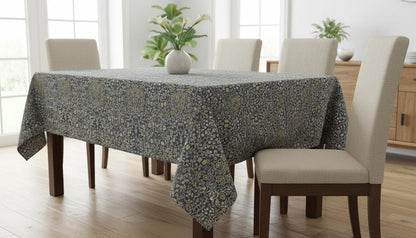 William Morris Tablecloth Blackthorne River Blue , Floral William Morris Table Cloth , Round Oval Rectangle , Handmade UK