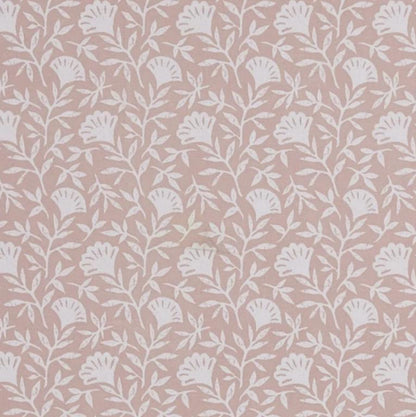 Soft Pink Floral Melby Blush Cushion Cover , Handmade Cotton Throw Pillow