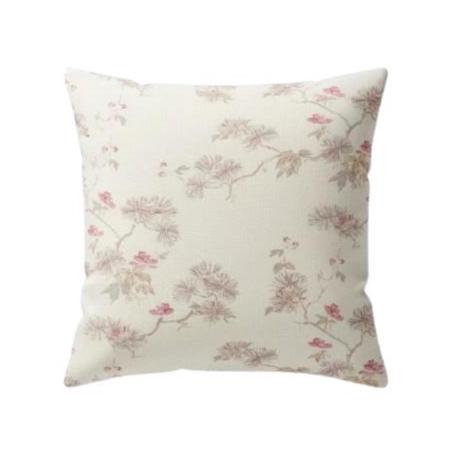Laura Ashley Nara Truffle Cushion Cover , Floral Throw Pillow , Handmade UK
