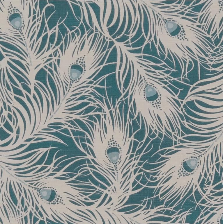 Peacock Feather Teal Tablecloth , Round Oval Rectangle