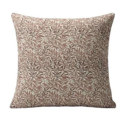 William Morris Cushion Cover Willow Bough Rust , Cotton Throw Pillow , Handmade UK