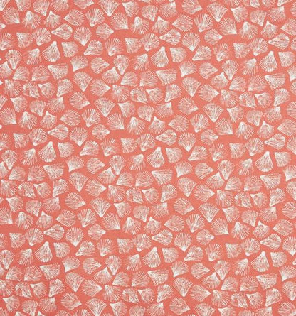 Seashells Coral Cushion Cover: Handmade Cotton Throw Pillow
