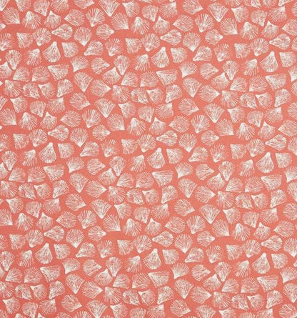 Seashells Coral Cushion Cover: Handmade Cotton Throw Pillow