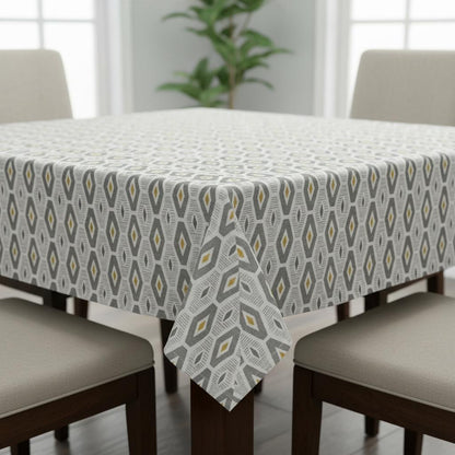 Retro Diamond Geometric Tablecloth , Round Oval Square Handmade UK