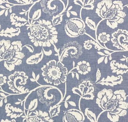 Eliza Tapestry Flowers Chambray Tablecloth , Round Oval Rectangle , Handmade UK