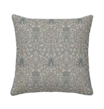 William Morris Snakeshead Dove Grey Cushion Cover , Floral Throw Pillow , Handmade UK