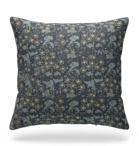 William Morris Orchid Bluebell Cushion Cover , Floral Throw Pillow , Handmade UK