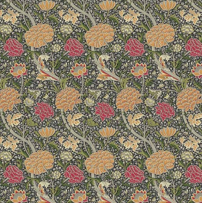 William Morris Cray Floral Autumn Cushion Cover , Cotton Throw Pillow , Handmade UK