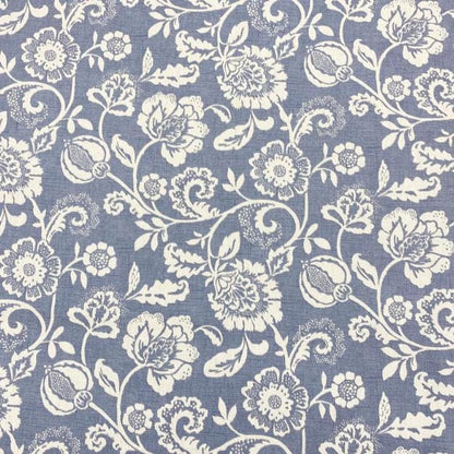 Eliza Tapestry Flowers Chambray Tablecloth , Round Oval Rectangle , Handmade UK