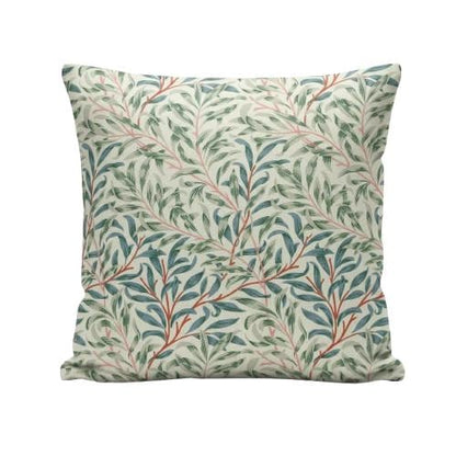 William Morris Cushion Cover Willow Bough Meadow, Leaf Leaves Throw Pillow, Handmade UK