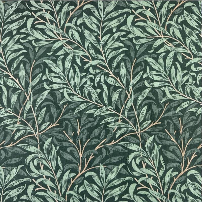 William Morris Cushion Cover Willow Bough Jungle, Leaf Leaves Throw Pillow, Handmade UK