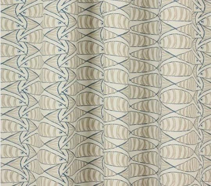 Cornish Sardines Sprats Cushion Cover , Seaside Fish Nautical Throw Pillow , Handmade UK