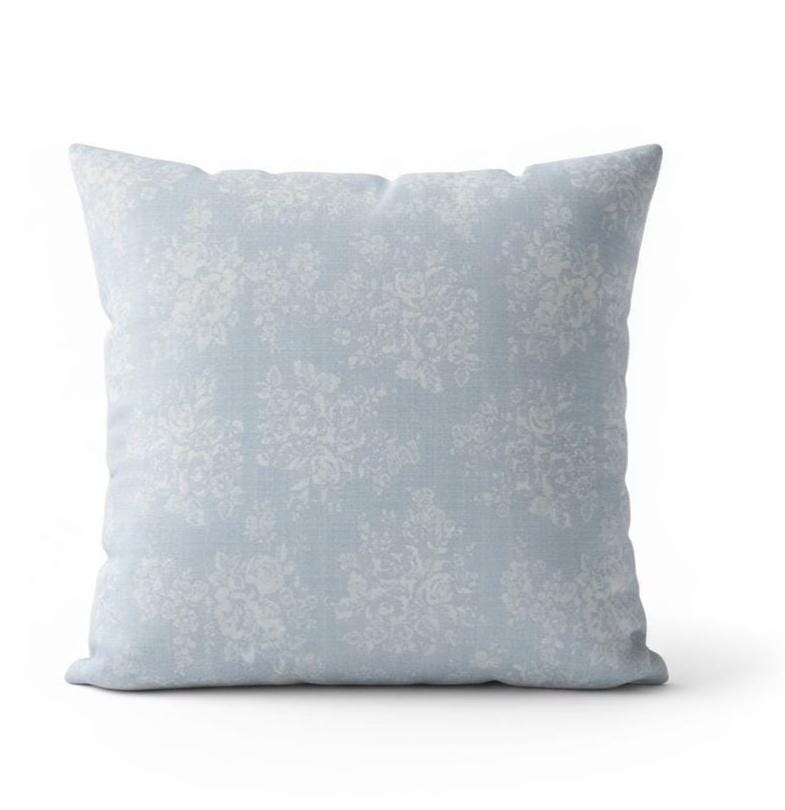 Cath Kidston Washed Rose Grey Cushion Cover , Vintage Rose Throw Pillow , Handmade UK