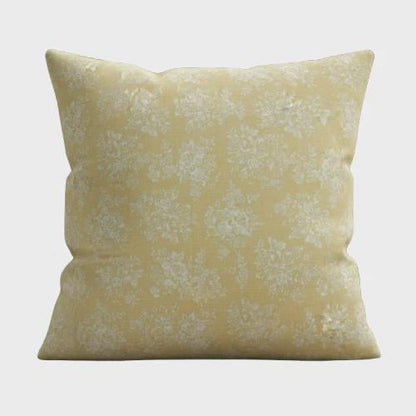 Cath Kidston Washed Rose Cushion Cover , Ochre Yellow Vintage Throw Pillow , Handmade UK