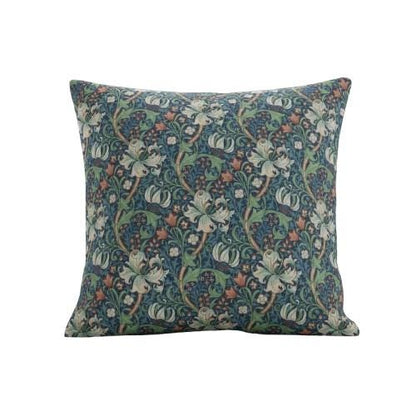William Morris Golden Lily Jewel Cushion Cover , Floral Throw Pillow , Handmade UK