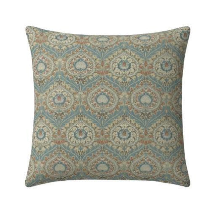 William Morris Eden Cushion Cover , Floral Azure Blue Throw Pillow , Handmade UK