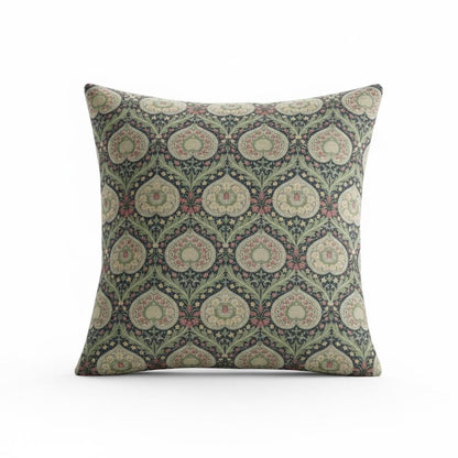 William Morris Eden Cushion Cover , Floral Midnight Throw Pillow , Handmade UK