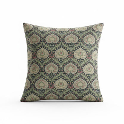 William Morris Eden Cushion Cover , Floral Midnight Throw Pillow , Handmade UK