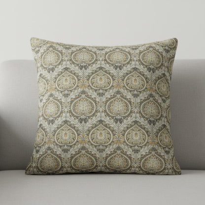 William Morris Eden Cushion Cover , Floral Natural Throw Pillow , Handmade UK