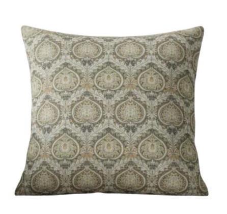 William Morris Eden Cushion Cover , Floral Natural Throw Pillow , Handmade UK