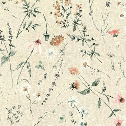 Floral Chloe Tablecloth, Flowers Table cloth , Round Oval Square Rectangle , Napkins , Handmade UK
