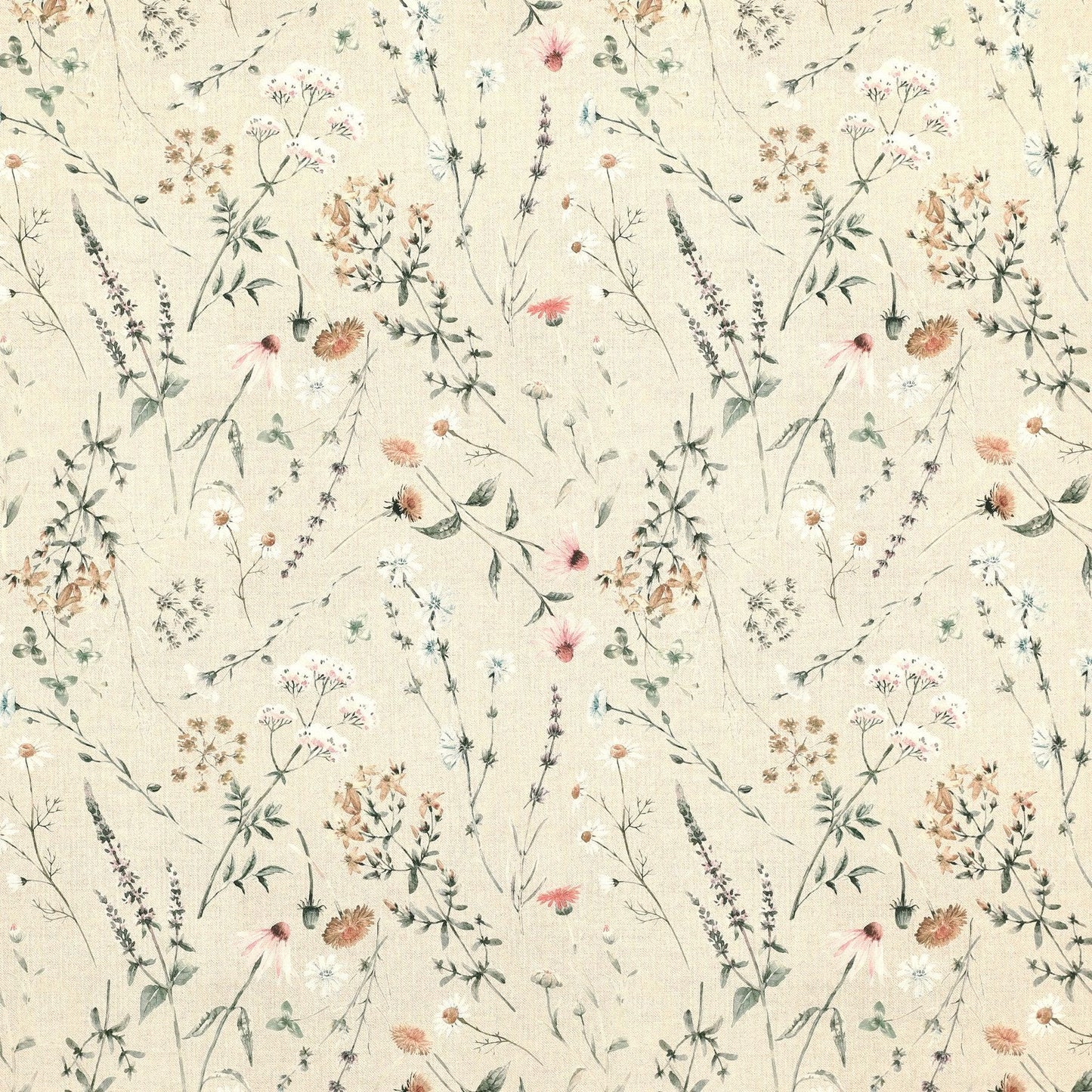 Floral Chloe Tablecloth, Flowers Table cloth , Round Oval Square Rectangle , Napkins , Handmade UK