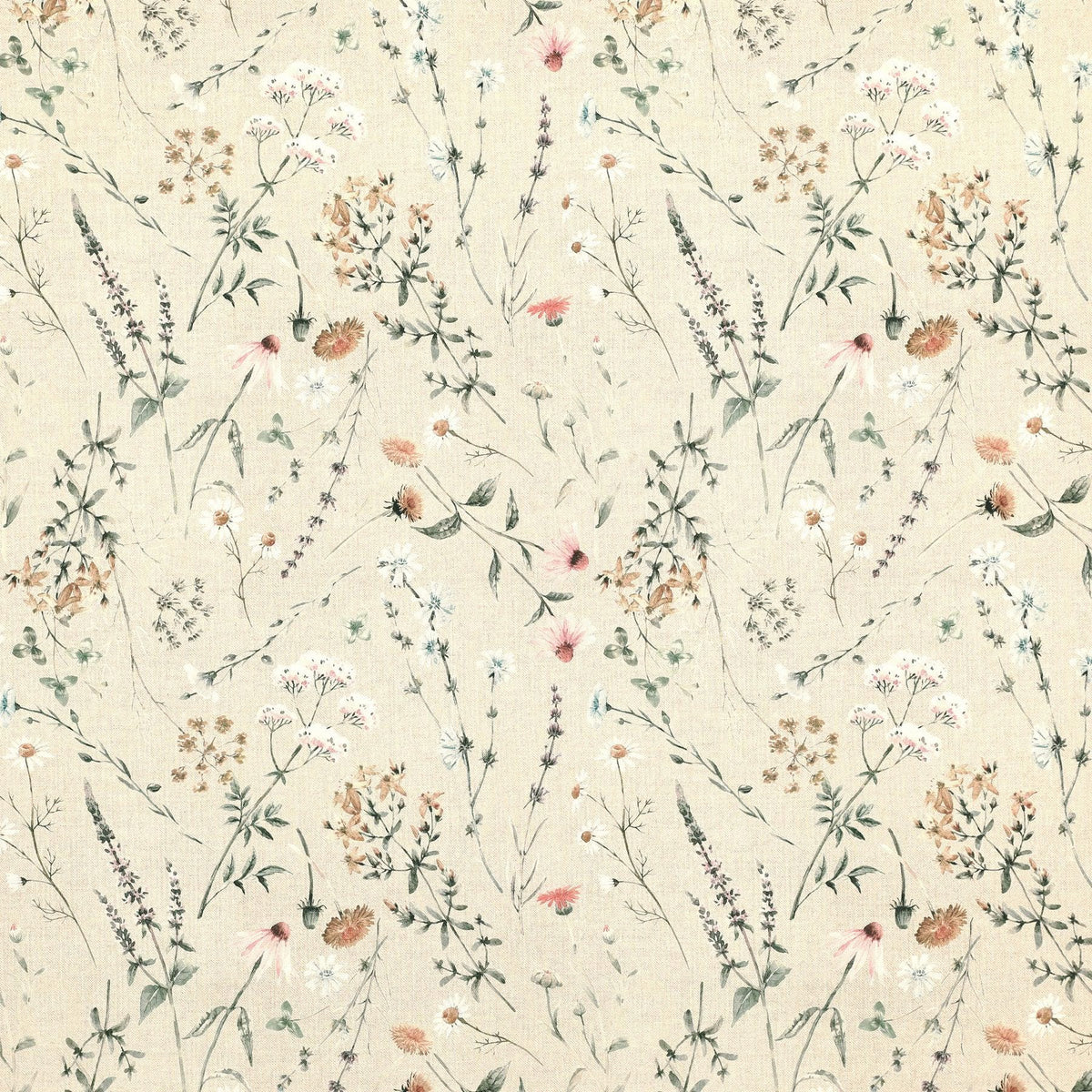 Floral Chloe Tablecloth, Flowers Table cloth , Round Oval Square Rectangle , Napkins , Handmade UK