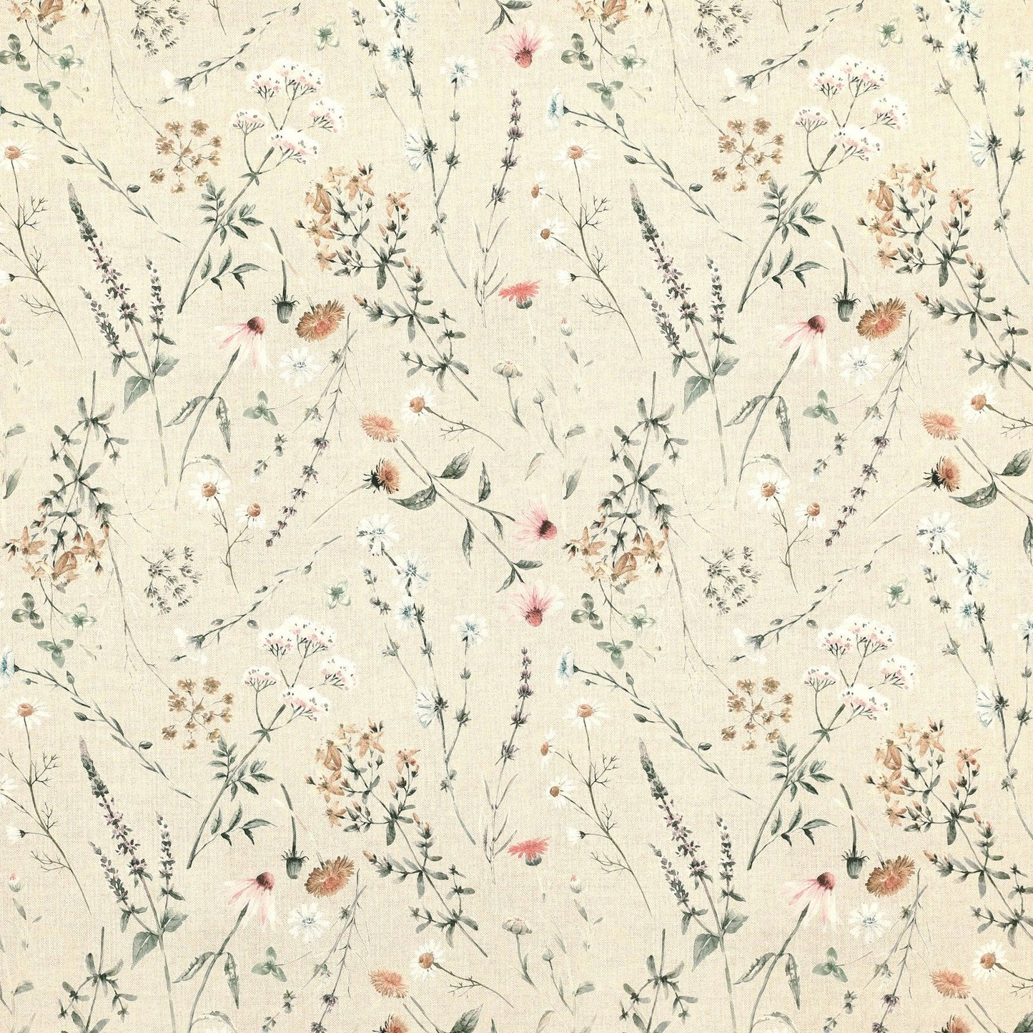 Floral Chloe Tablecloth, Flowers Table cloth , Round Oval Square Rectangle , Napkins , Handmade UK