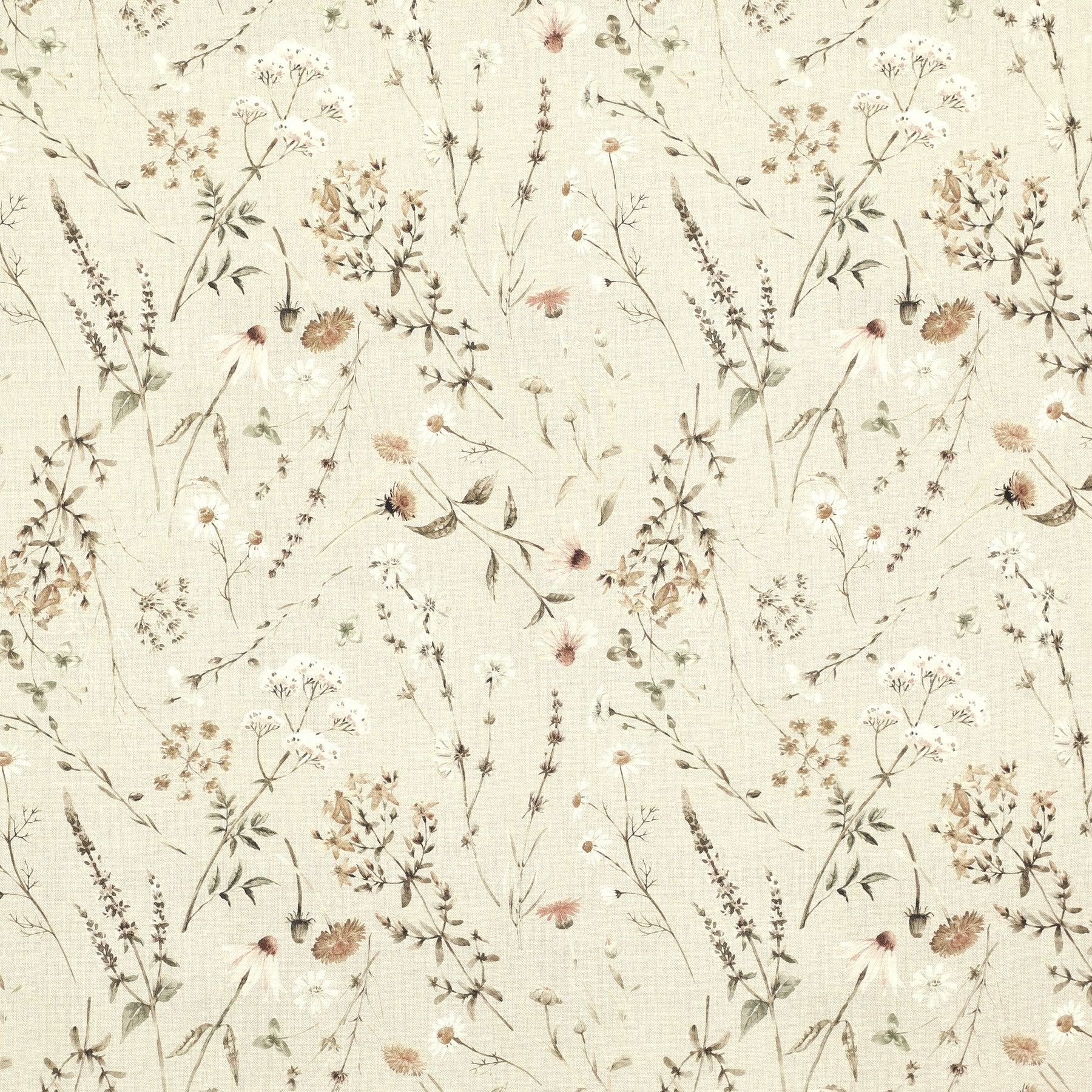 Floral Chloe Tablecloth, Flowers Table cloth , Round Oval Square Rectangle , Napkins , Handmade UK