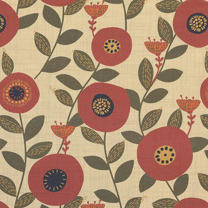 Scandi Floral Tablecloth. Seville Flowers Table cloth. Round Oval Square Rectangle. Napkins. Handmade UK