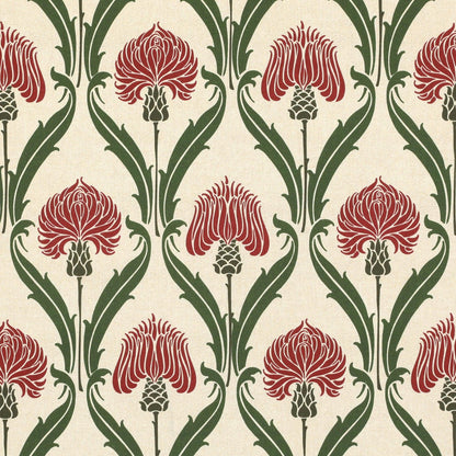Highland Thistle Tablecloth. Floral Flowers Scandi Table cloth. Round Oval Square Rectangle. Napkins. Handmade UK