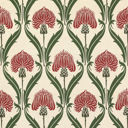 Highland Thistle Tablecloth. Floral Flowers Scandi Table cloth. Round Oval Square Rectangle. Napkins. Handmade UK
