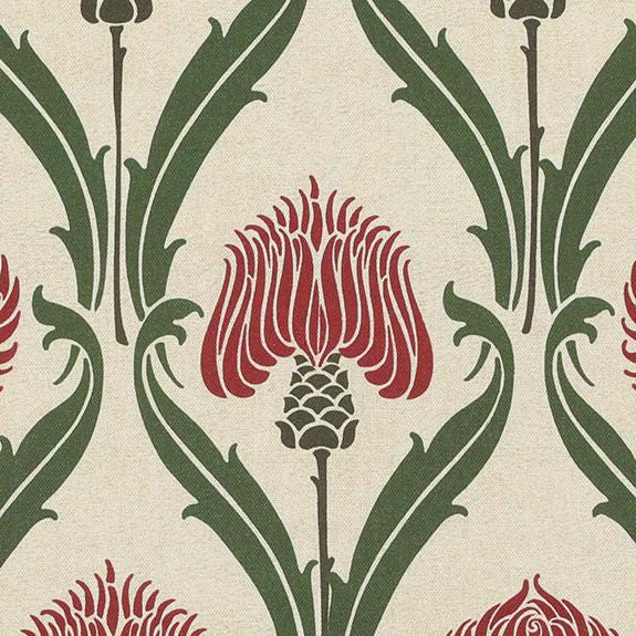 Highland Thistle Tablecloth. Floral Flowers Scandi Table cloth. Round Oval Square Rectangle. Napkins. Handmade UK