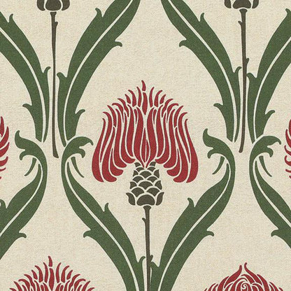 Highland Thistle Tablecloth. Floral Flowers Scandi Table cloth. Round Oval Square Rectangle. Napkins. Handmade UK