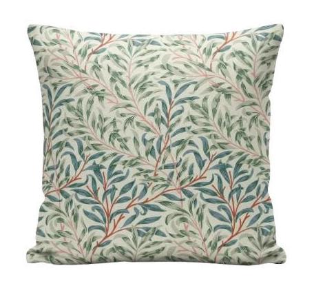 William Morris Cushion Cover Willow Bough Meadow, Leaf Leaves Throw Pillow, Handmade UK
