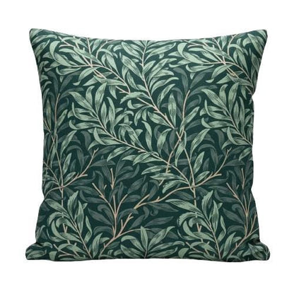 William Morris Cushion Cover Willow Bough Jungle, Leaf Leaves Throw Pillow, Handmade UK