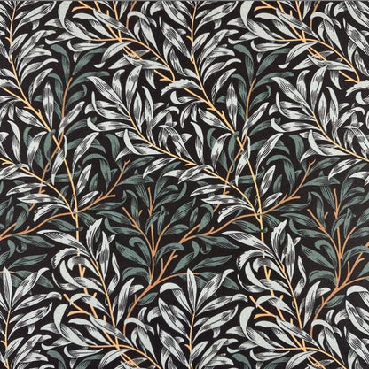 William Morris Cushion Cover Willow Bough Shadow, Leaf Leaves Throw Pillow, Handmade UK