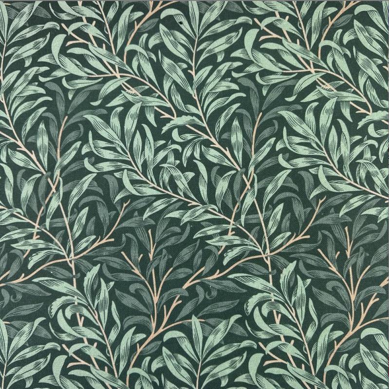 William Morris Table Runner Willow Bough Jungle, Cotton Napkins, Handmade in UK
