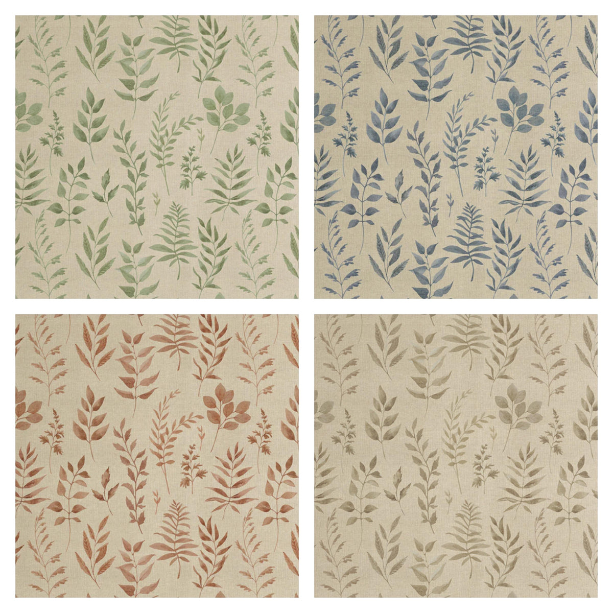 Willow Leaf Tablecloth, Leaves Table cloth , Round Oval Square Rectangle , Napkins , Handmade UK