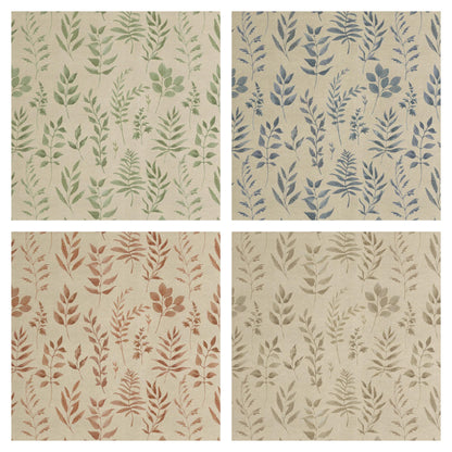 Willow Leaf Tablecloth, Leaves Table cloth , Round Oval Square Rectangle , Napkins , Handmade UK