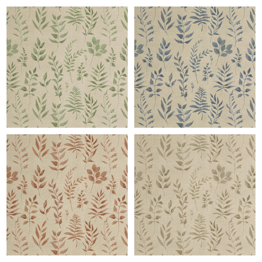Willow Leaf Tablecloth, Leaves Table cloth , Round Oval Square Rectangle , Napkins , Handmade UK